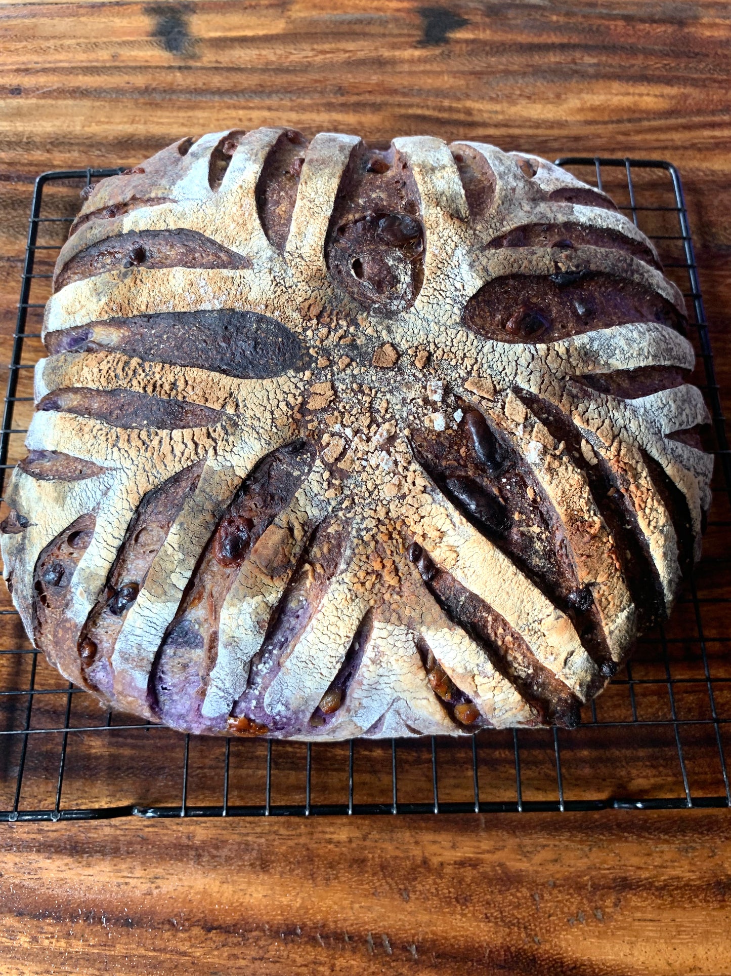 Ube Queso Sourdough Batard