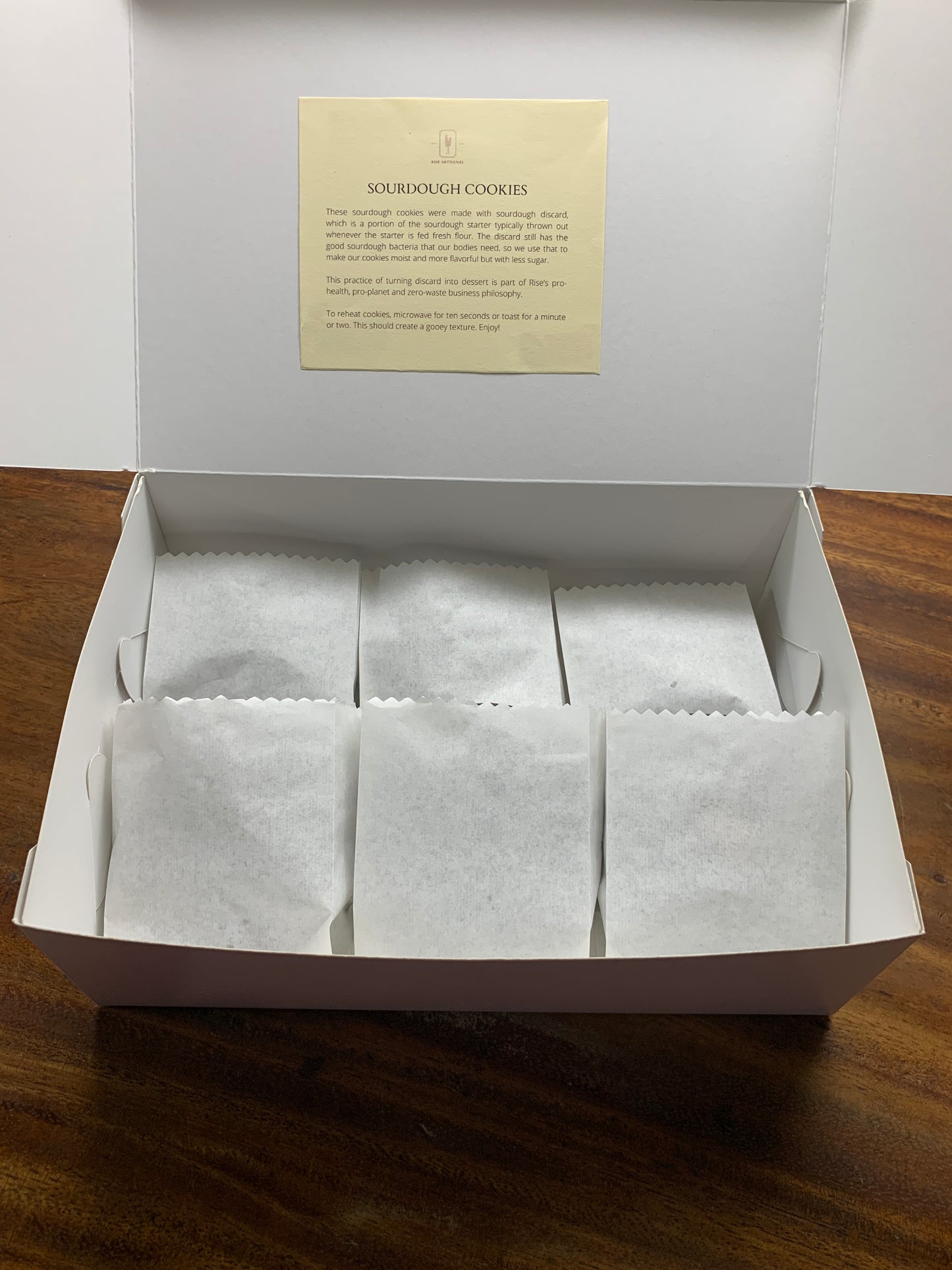 Sourdough Cookies (box of 6)