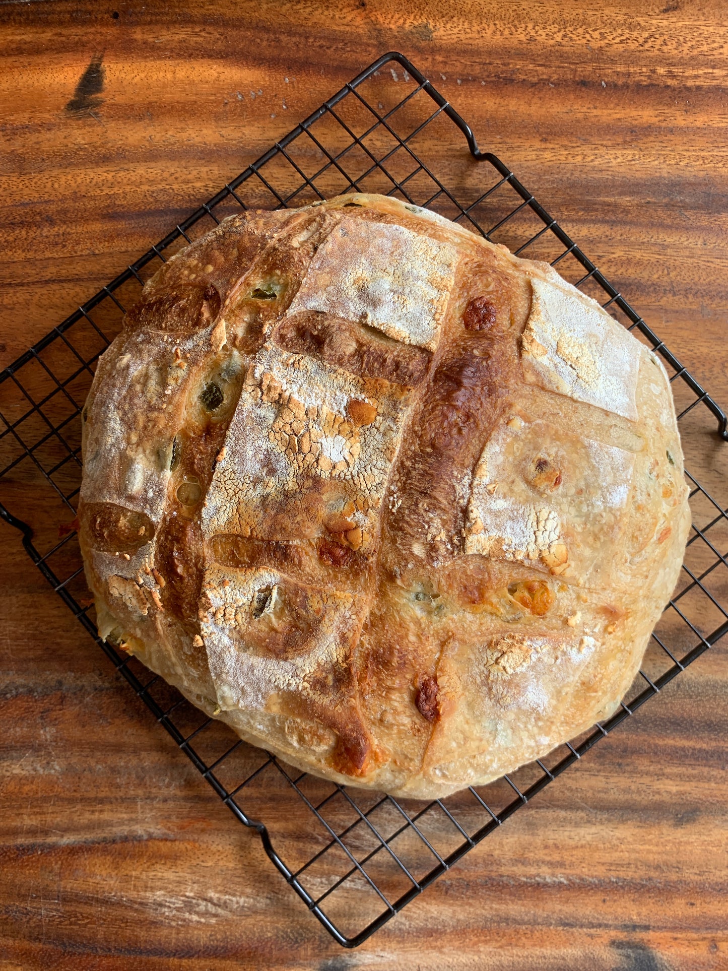 Jalapeno Cheddar Sourdough Batard