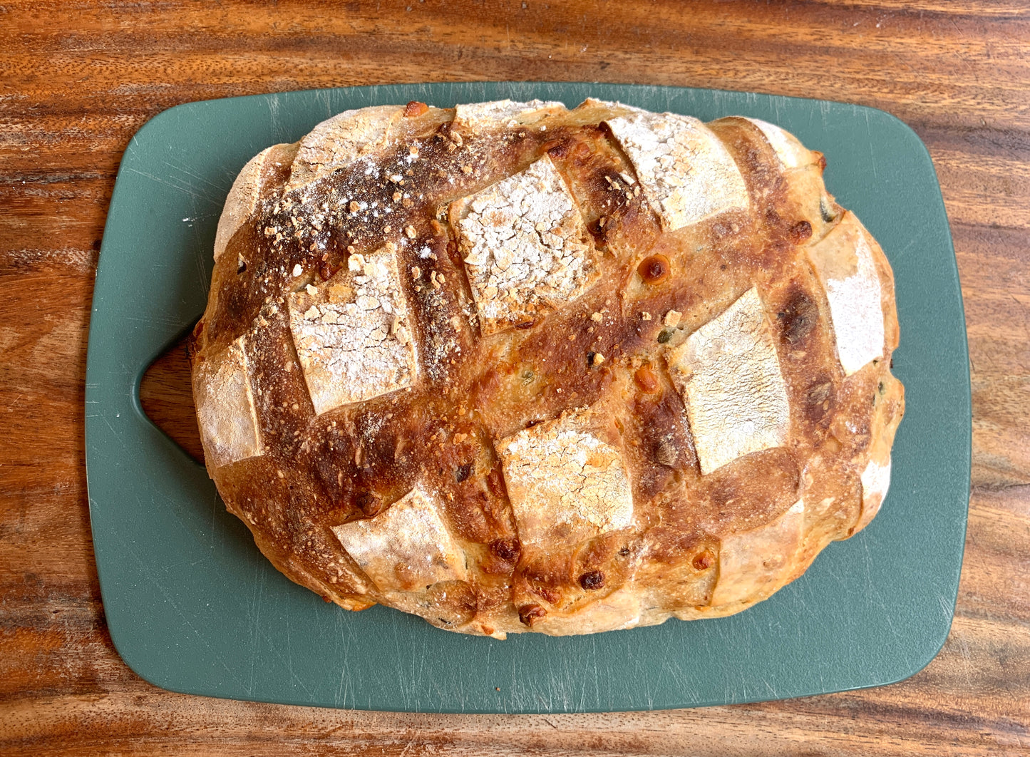 Jalapeno Cheddar Sourdough Batard