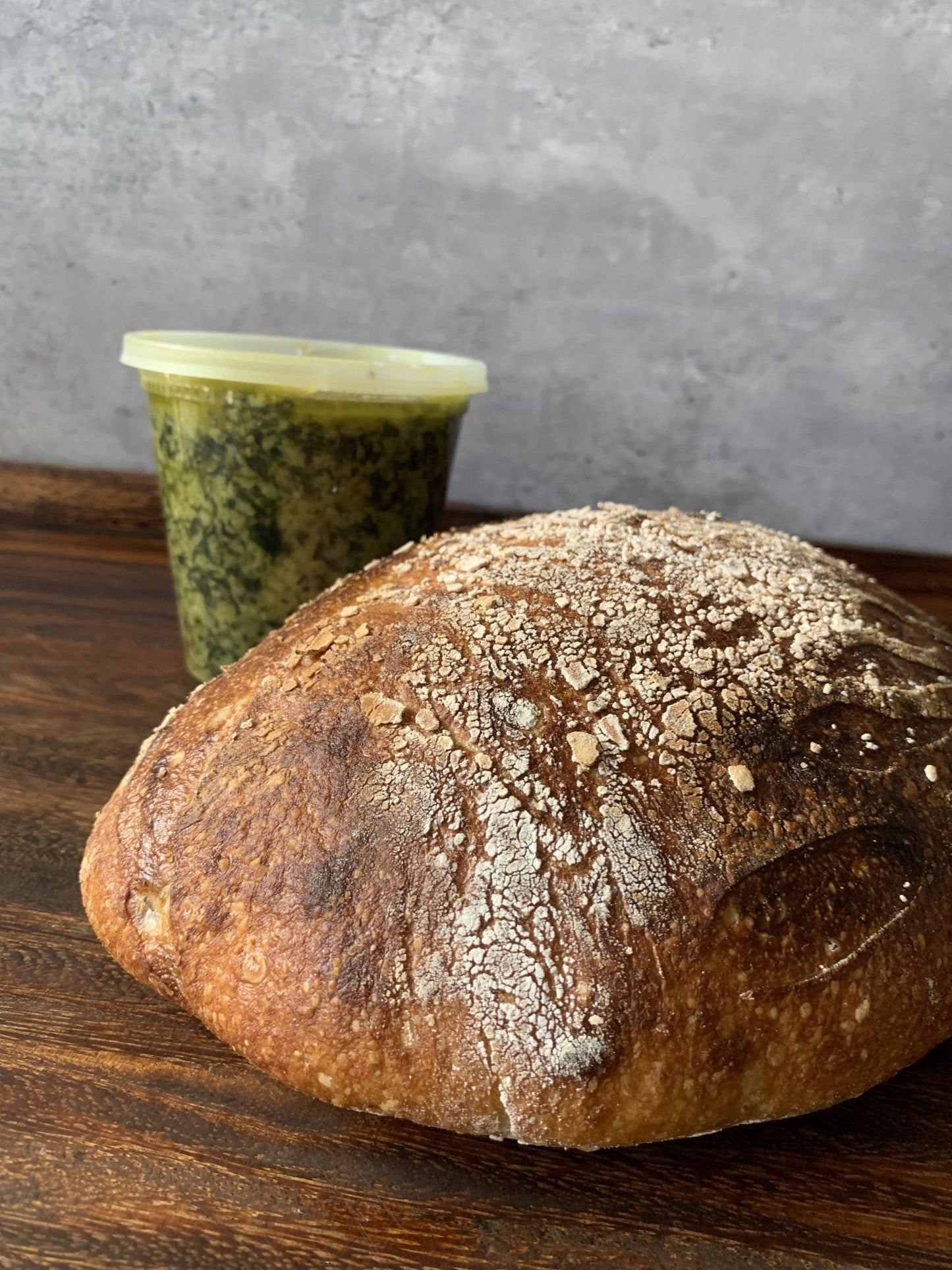 Classic Sourdough Boule and Dip - Rise Artisanal