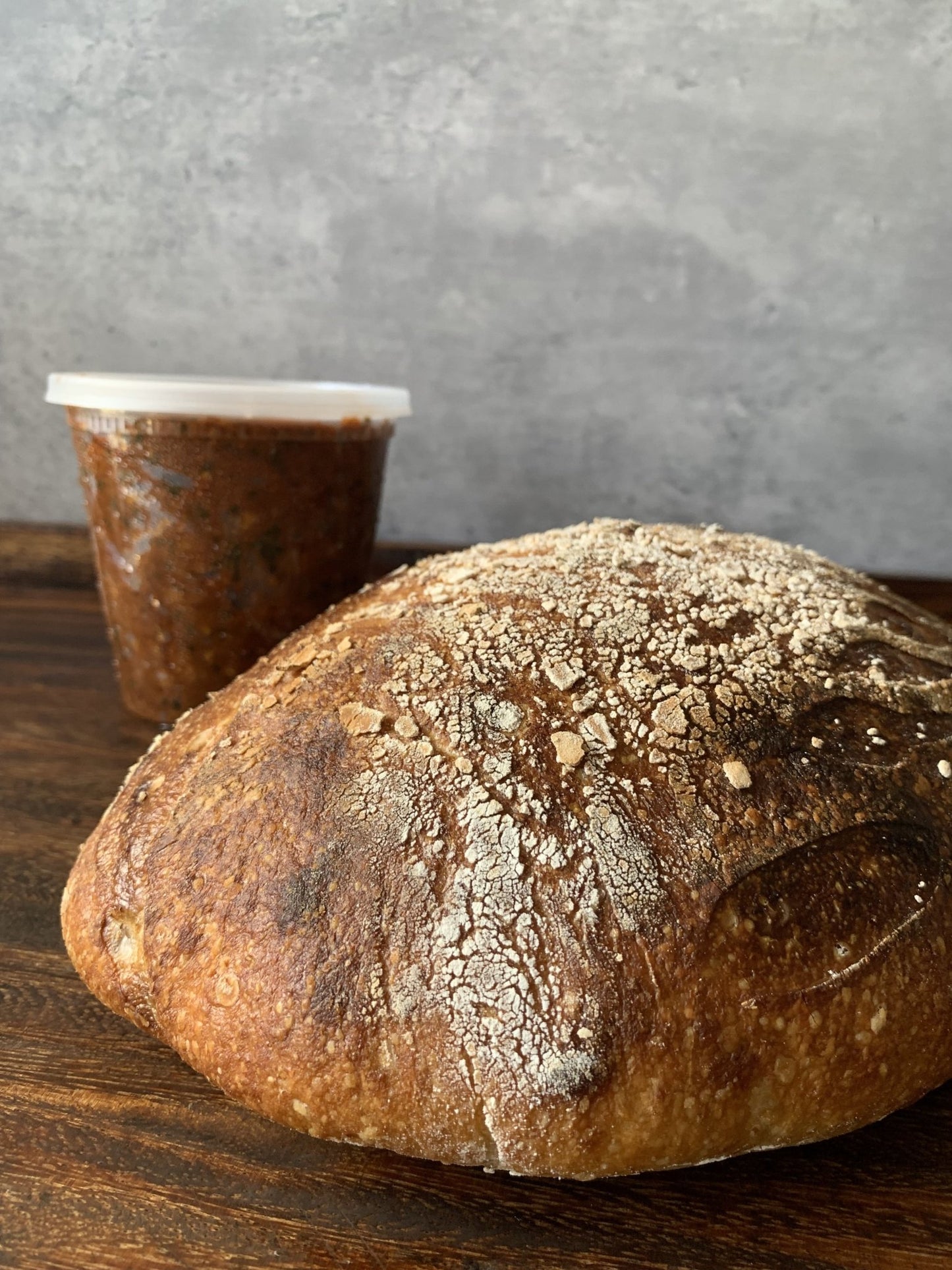 Classic Sourdough Boule and Dip - Rise Artisanal