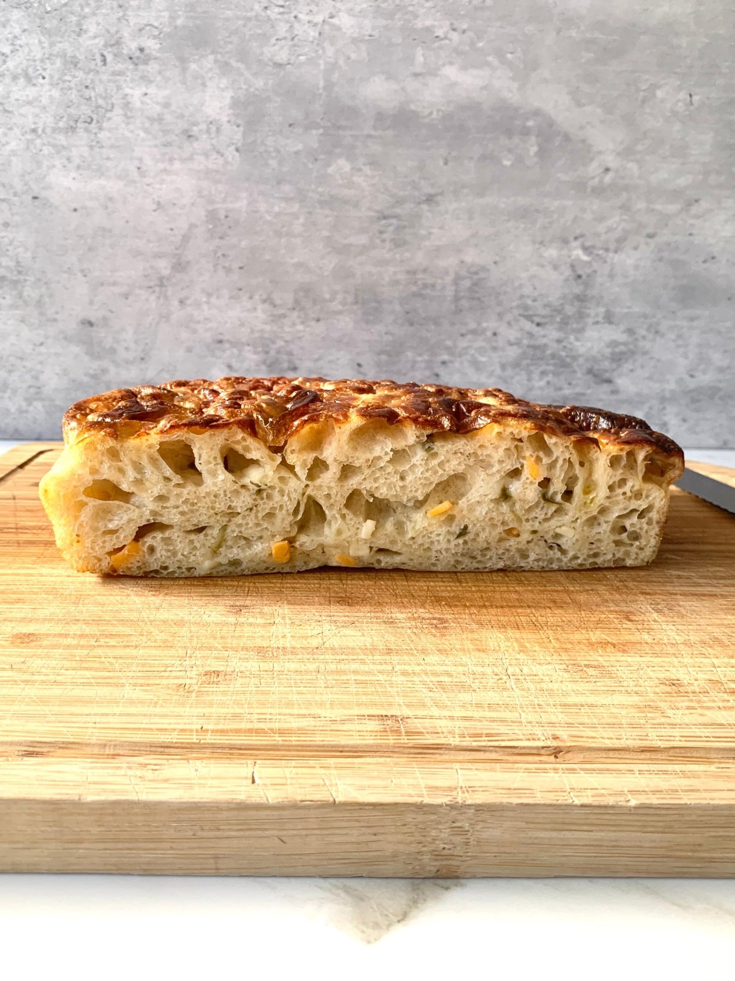 Jalapeno Cheddar Sourdough Focaccia - Rise Artisanal