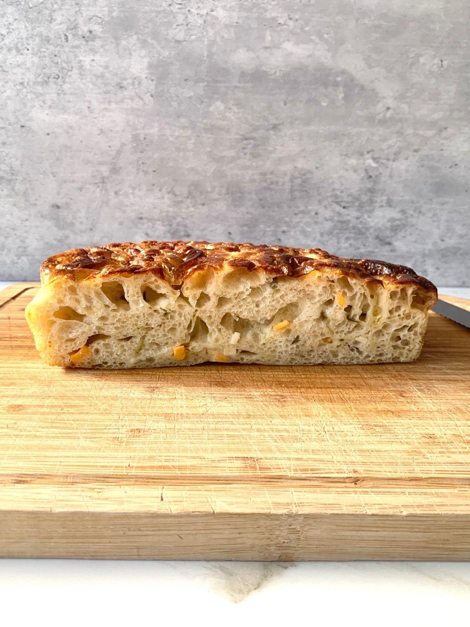 Jalapeno Cheddar Sourdough Focaccia - Rise Artisanal