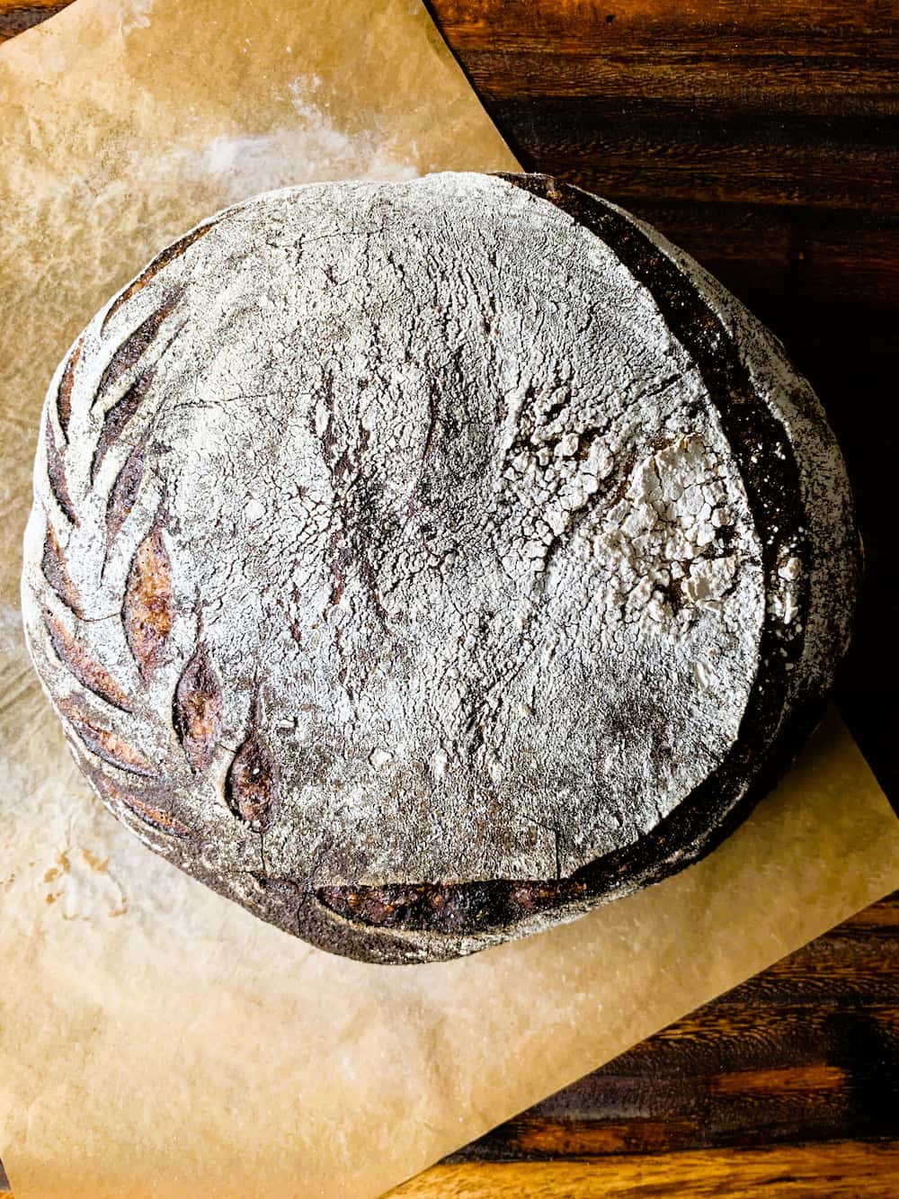 Dark Rye Sourdough Boule - Rise Artisanal