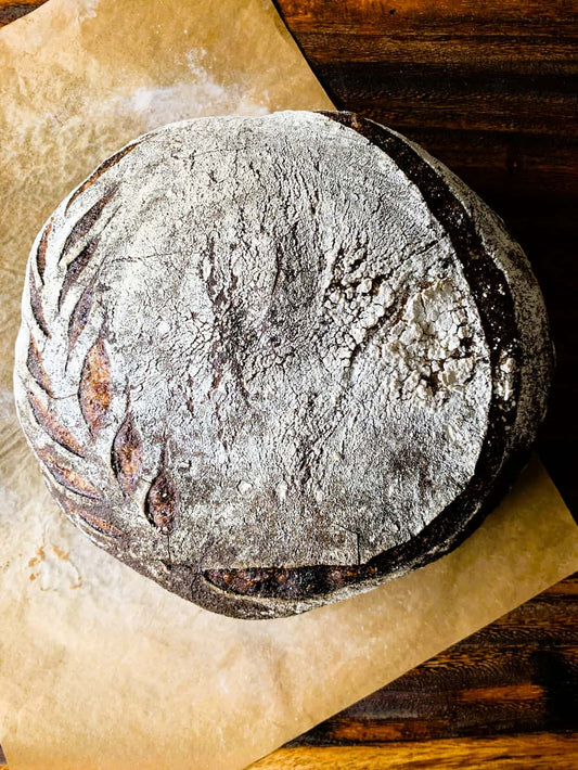 Dark Rye Sourdough Boule - Rise Artisanal