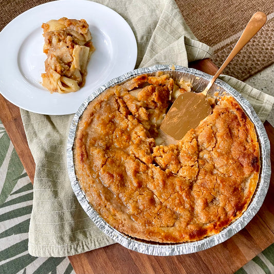 Dutch Apple Pie on Sourdough Crust (baked)