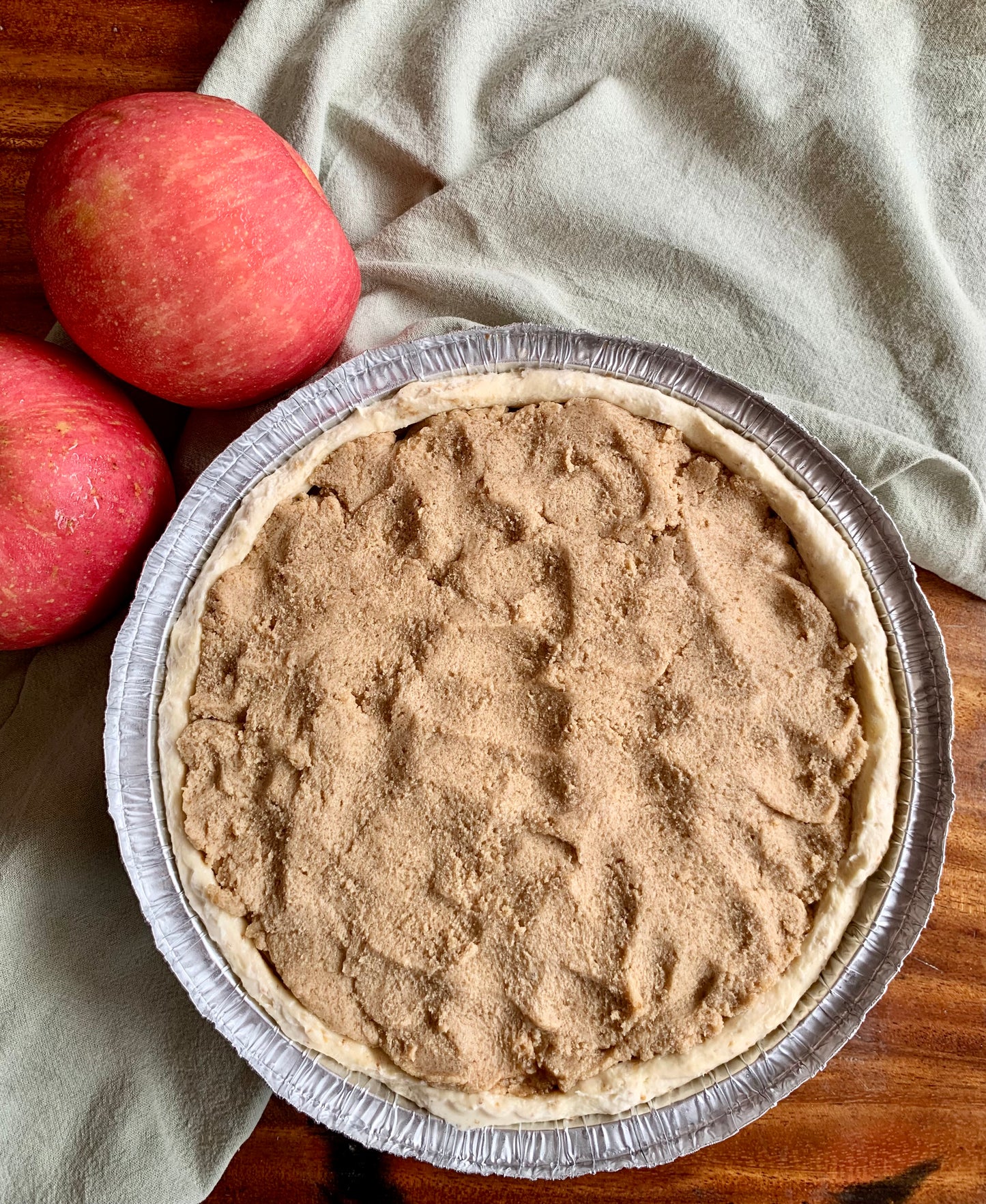 Dutch Apple Pie on Sourdough Crust (frozen)